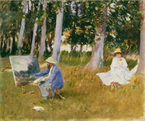 John Singer Sargent, Claude Monet painting, exhibited in Giverny Museum 2014