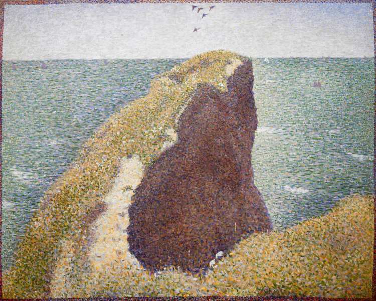 Georges Seurat Le Bec du Hoc, Grandcamp